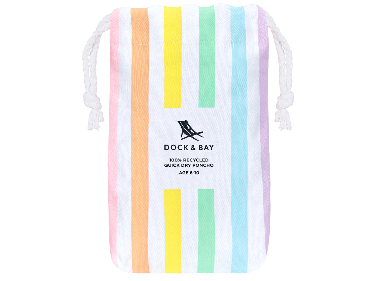 Dock & Bay Kinder-Badeponcho Unicorn Waves 75x55cm Freisteller 3