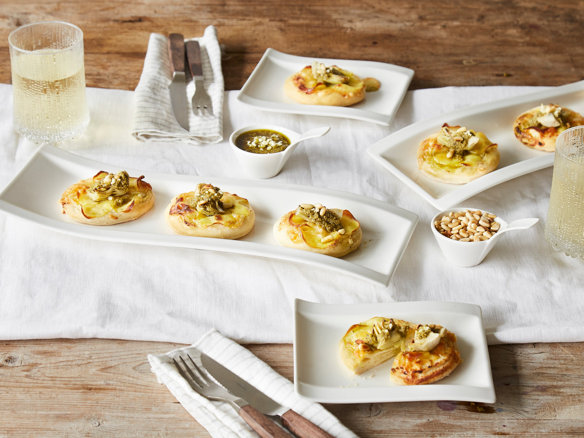 Villeroy & Boch New Wave Frühstücksteller rechteckig Lifestyle 3