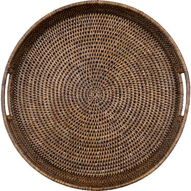 Greengate Tablett rund brown Set2