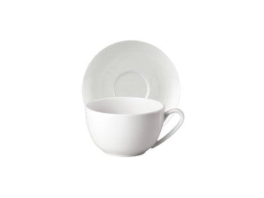 Rosenthal Jade Weiss Cappuccinotasse mit Untertasse Set2