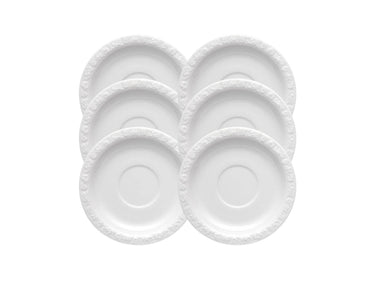 Rosenthal Maria Weiss Tee-Untertasse 16 cm Set6