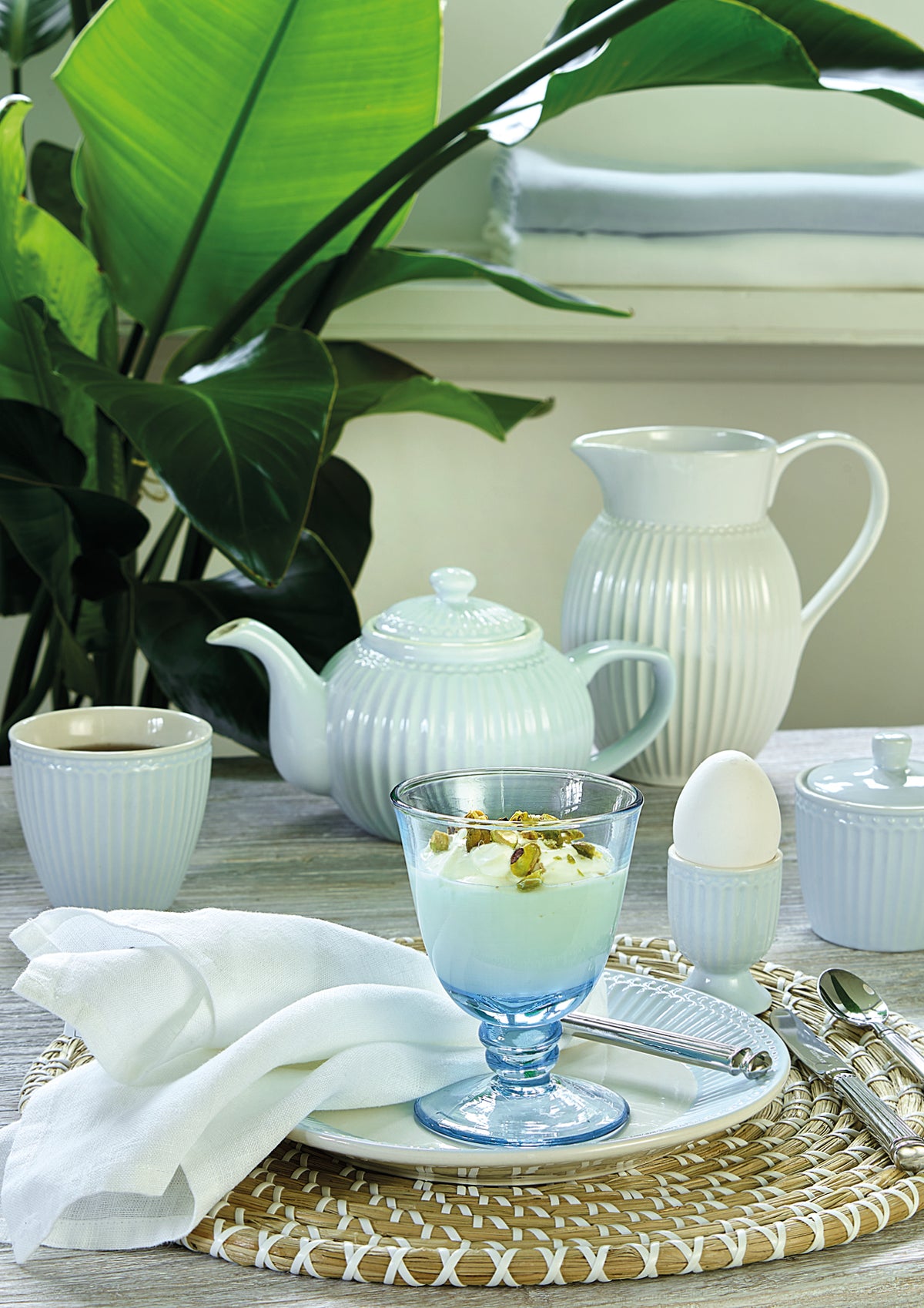 Greengate Alice Mini Bowl pale blue 8,5 cm Set6 Lifestyle1
