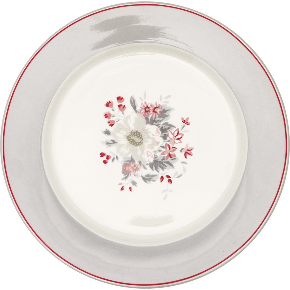 Greengate Abella Speiseteller weiss 25,6cm Freisteller