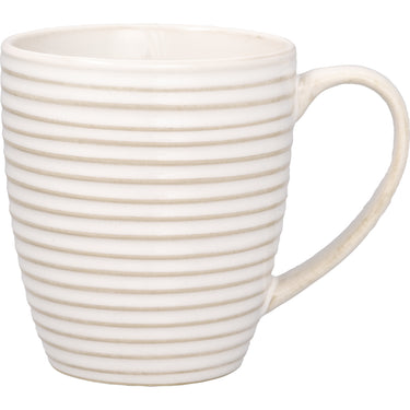 Greengate Dunes Becher mit Henkel white 0,4l