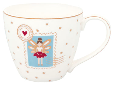 Greengate Cindarella Xmas Tasse white 0,3l Freisteller 1
