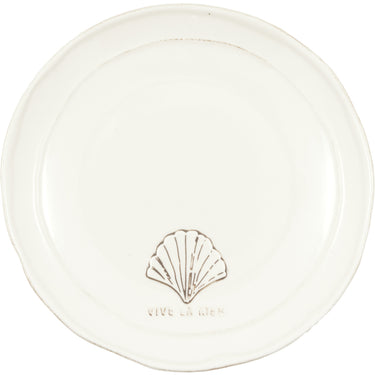 Greengate Vive la mer Frühstücksteller white 20cm