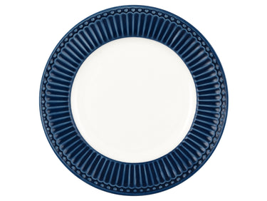 Greengate Alice Frühstücksteller klein dark blue 17,5cm Freisteller 1
