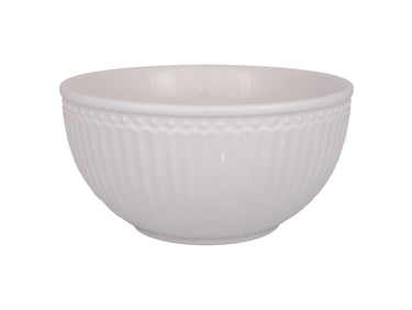 Greengate Alice Servierschüssel white medium 17,3cm Freisteller