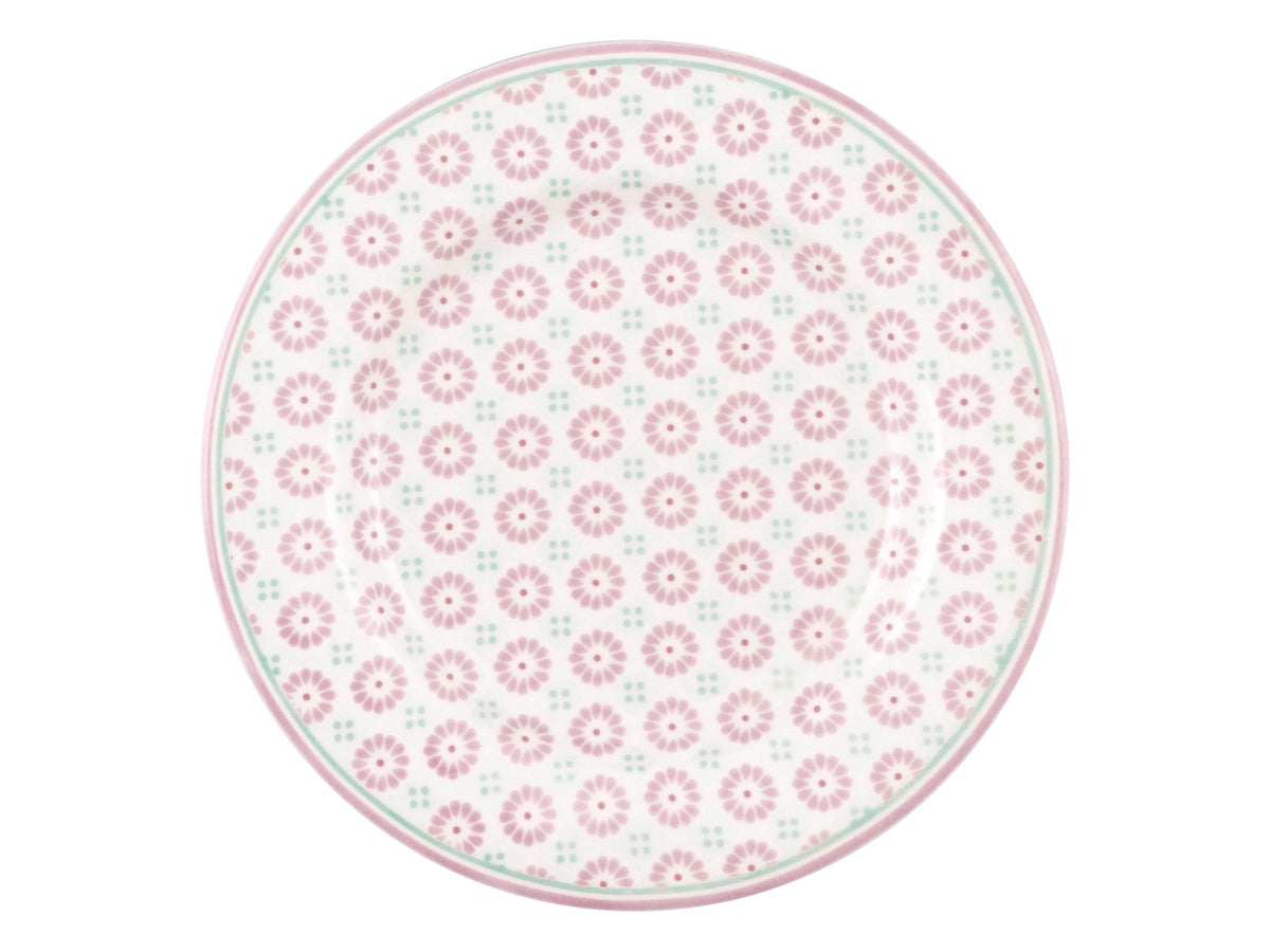 Greengate Narina Brotteller pale pink 15cm Freisteller 1