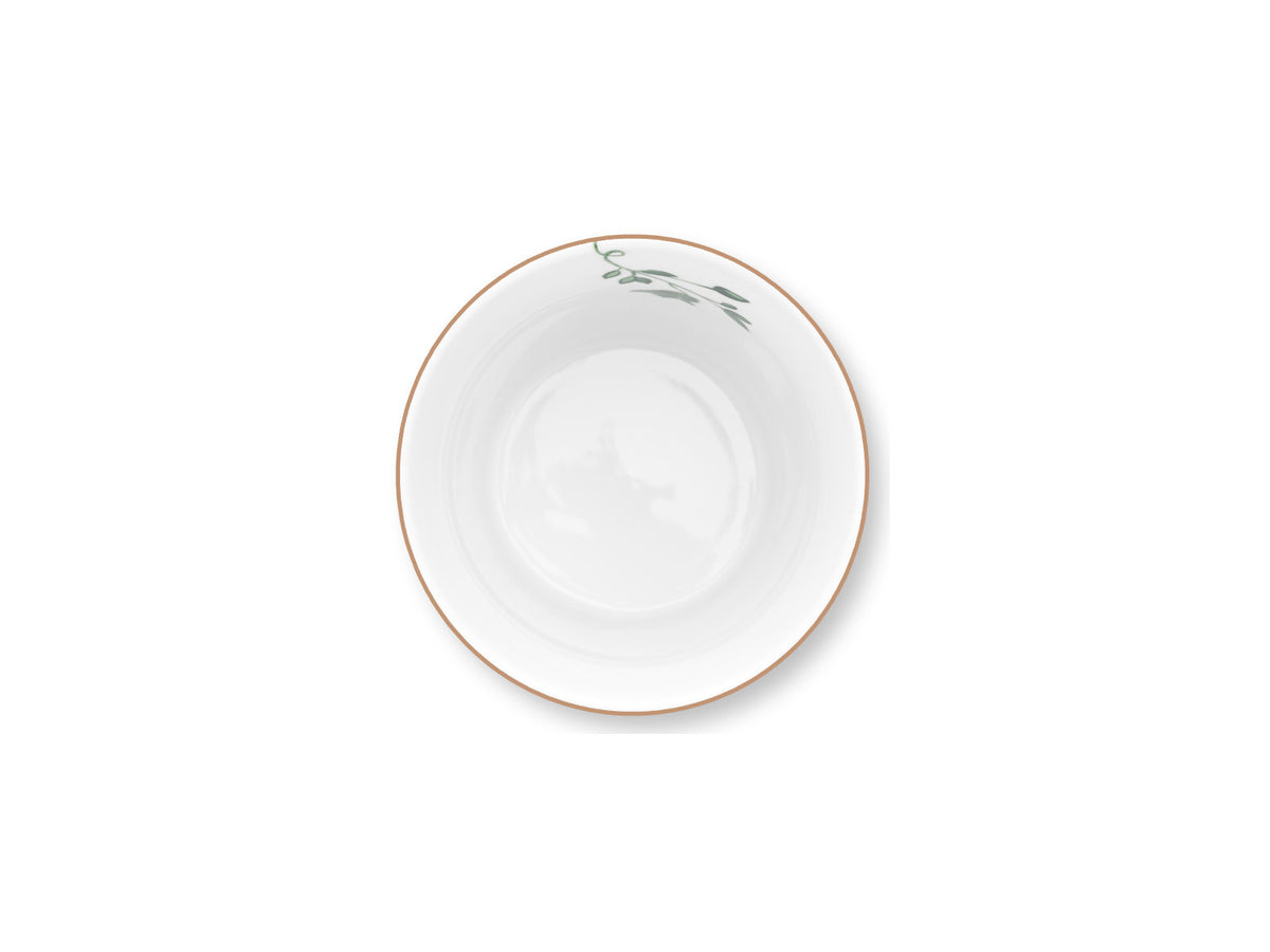 PIP STUDIO Royal Flower Becher & Teebeutelablage Set grün 230 ml Freisteller