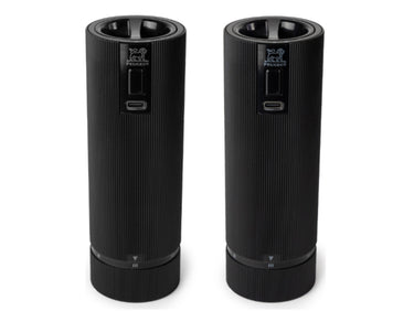 PEUGEOT LINE Duo Pfeffermühle/Salzmühle elektrisch u'Select Z schwarz 15 cm Set2 Freisteller 1