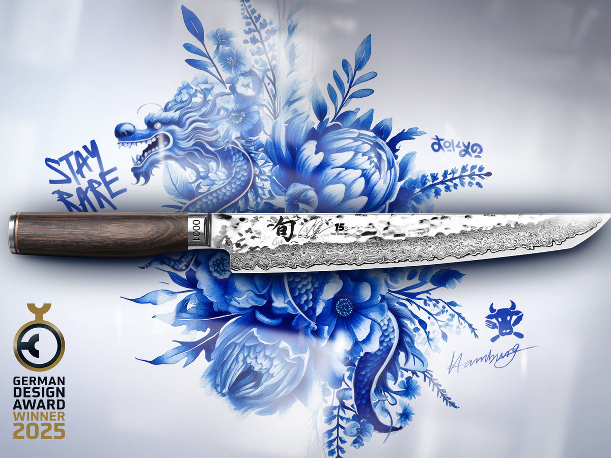 KAI Shun Premier Tim Mälzer Tanto Messer 25cm Lifestyle 4