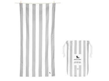 Dock & Bay Beach Towel XL Goa Grey 200x90cm Freisteller 1