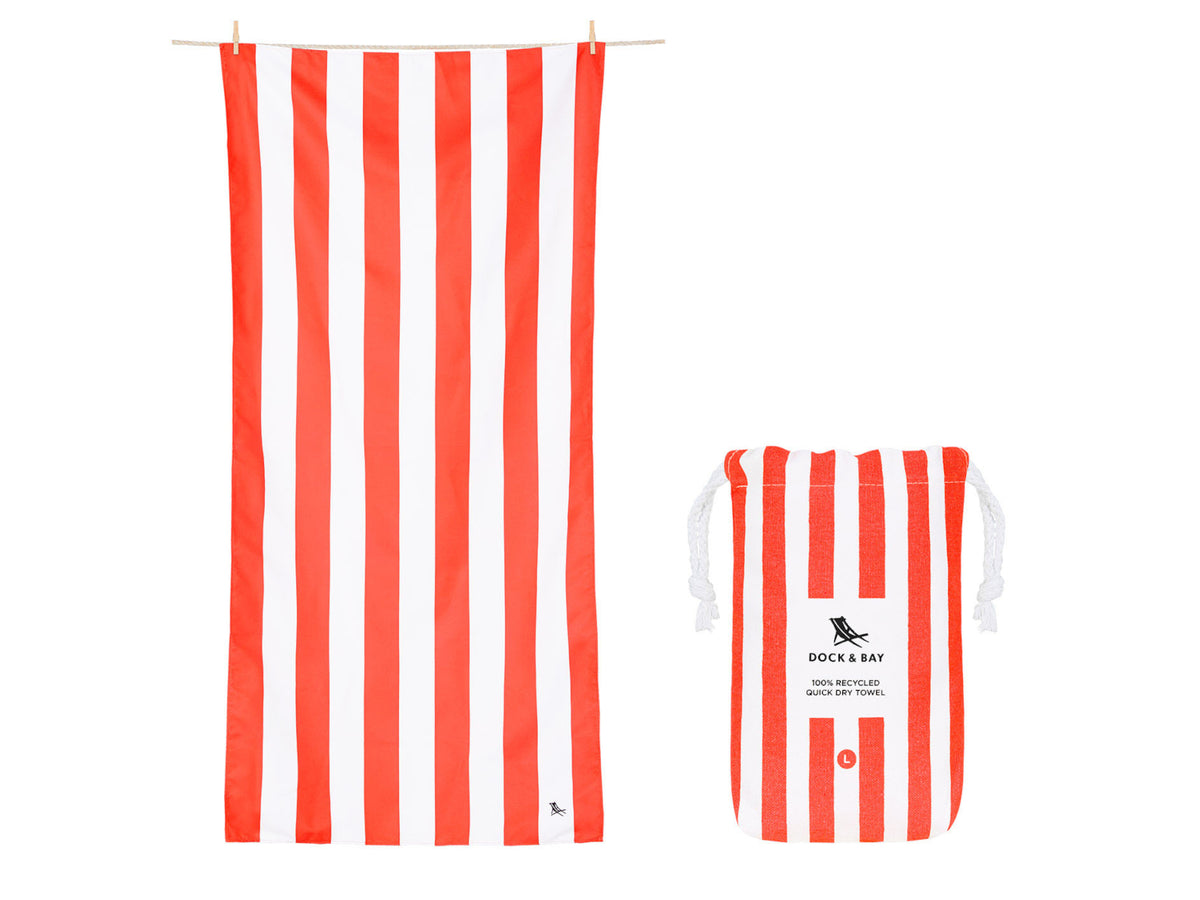Dock & Bay Beach Towel L Waikiki Coral 160x90cm Freisteller 1
