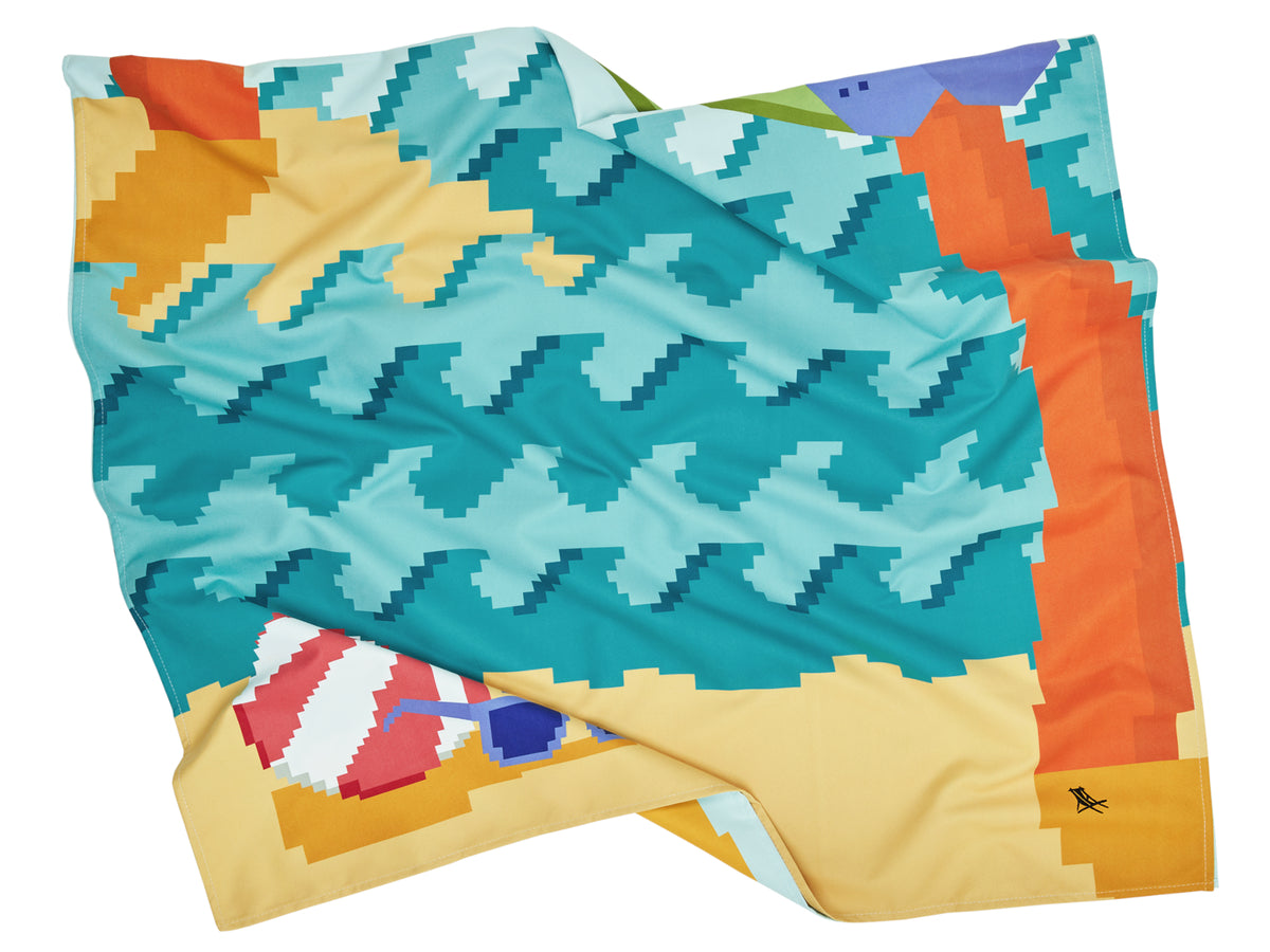 Dock & Bay Kids Beach Towel L Build-A-Beach 160x90cm Freisteller 3