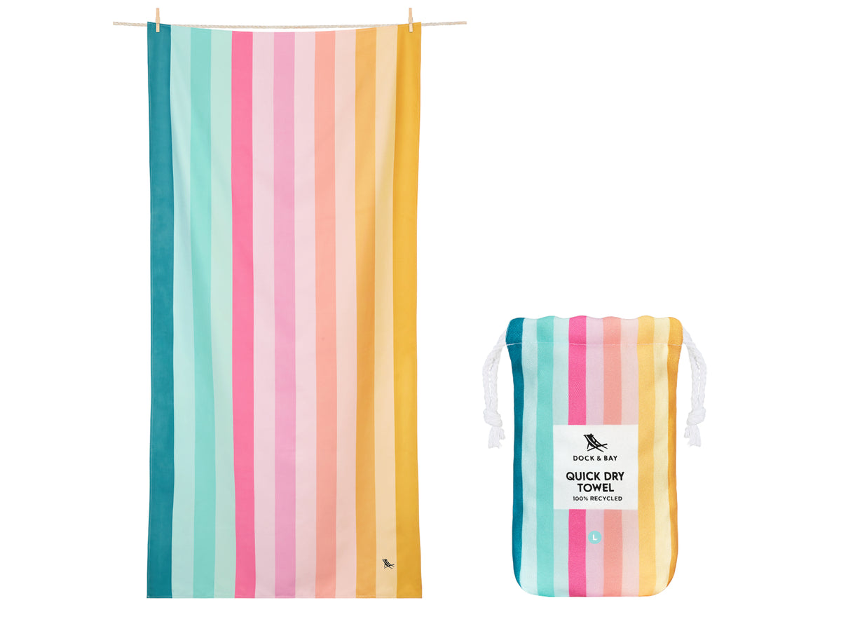 Dock & Bay Beach Towel XL Coastal Candy 200x90cm Freisteller 1