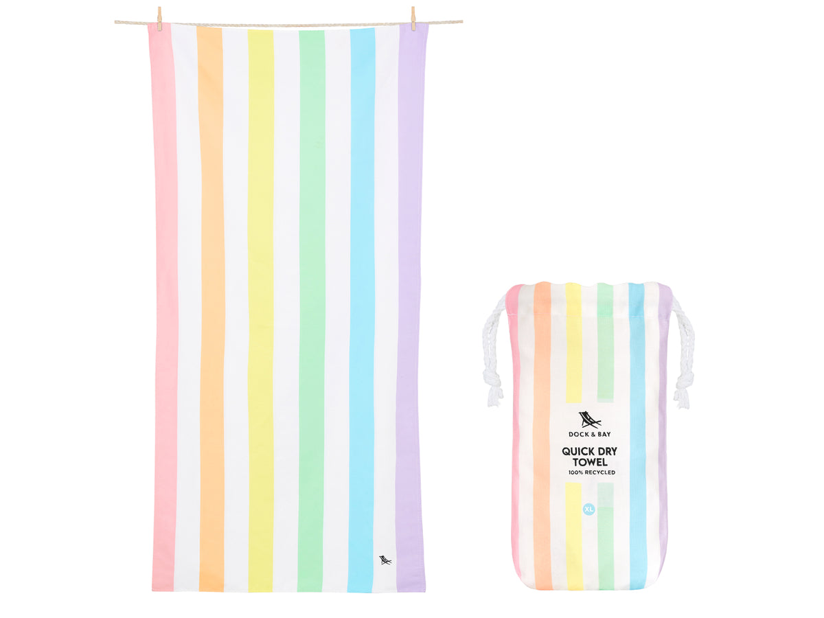 Dock & Bay Beach Towel XL Unicorn Waves 200x90cm Freisteller 1