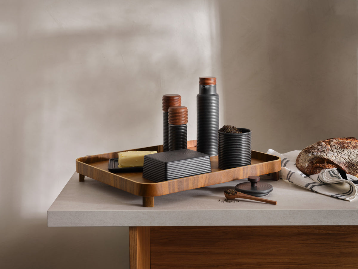 ASA kitchen'art Pfeffer-/ Salzmühle schwarz 17 cm Lifestyle 1