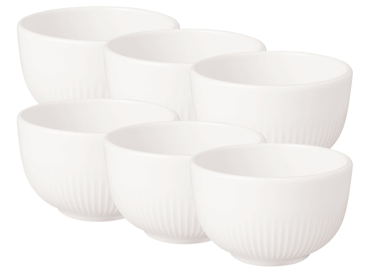 Villeroy & Boch Afina Dipschälchen weiß 0,08l Set6 Freisteller
