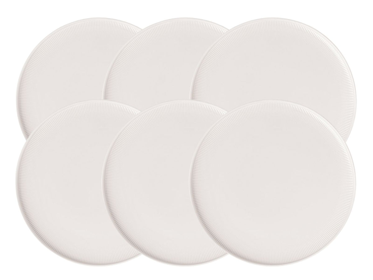Villeroy & Boch Afina Gourmetteller weiß 32cm Set6 Freisteller
