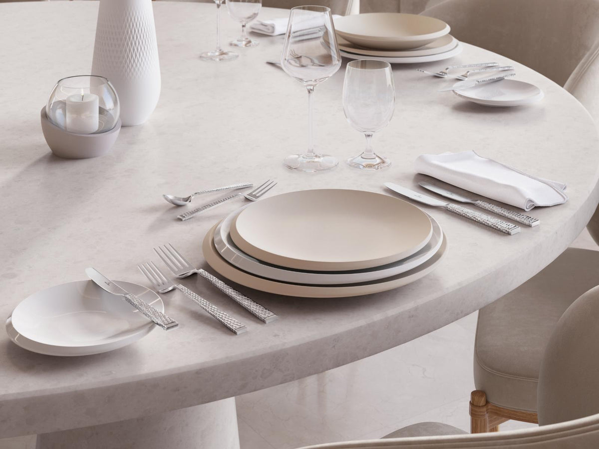Villeroy & Boch NewMoon beige Speiseteller 27cm Set6 Lifestyle8