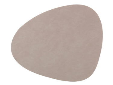 LIND DNA NUPO Tischset Curve L light grey 37 x 44 cm