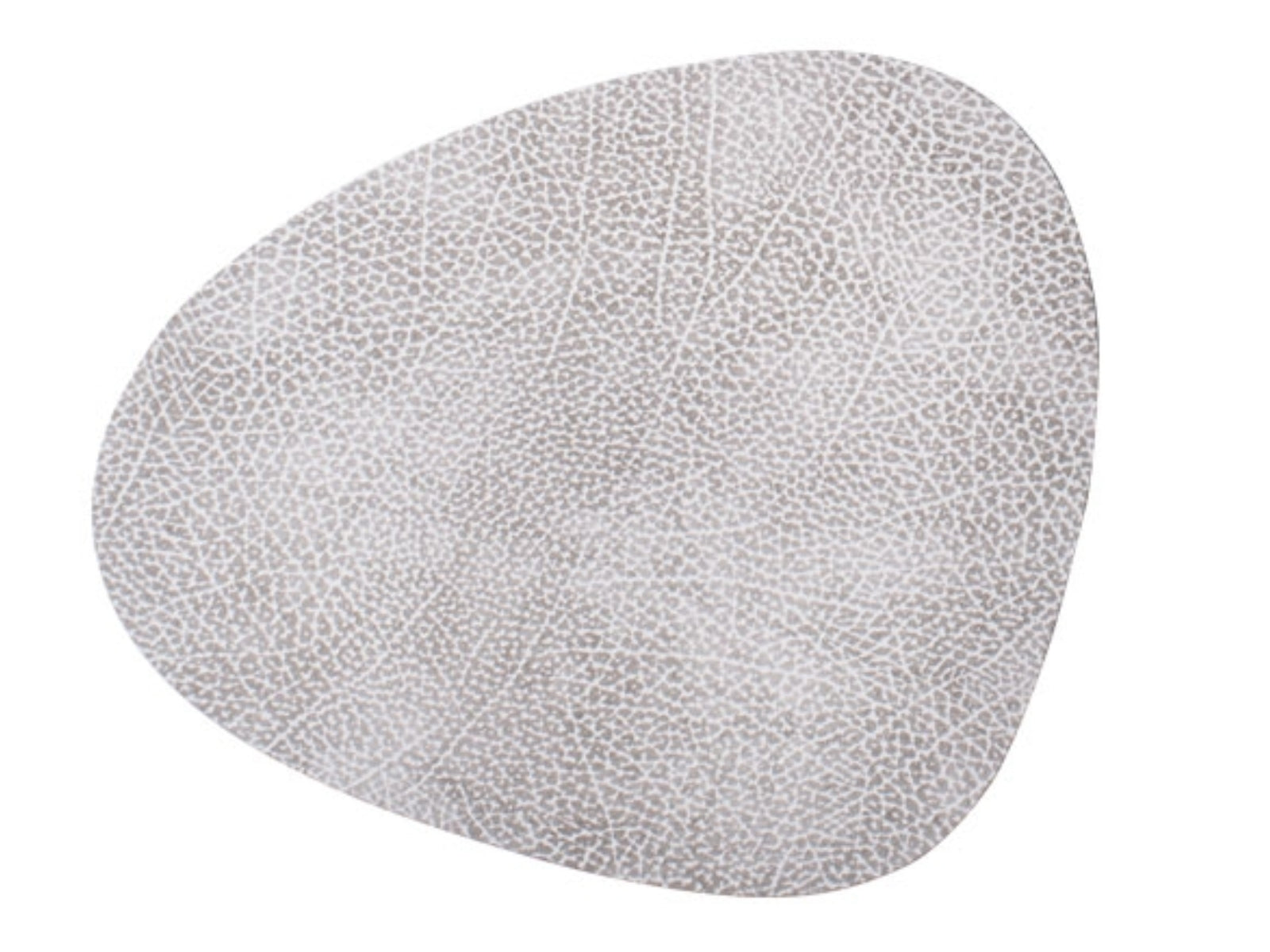 LIND DNA HIPPO Tischset Curve L white-grey 37 x 44 cm
