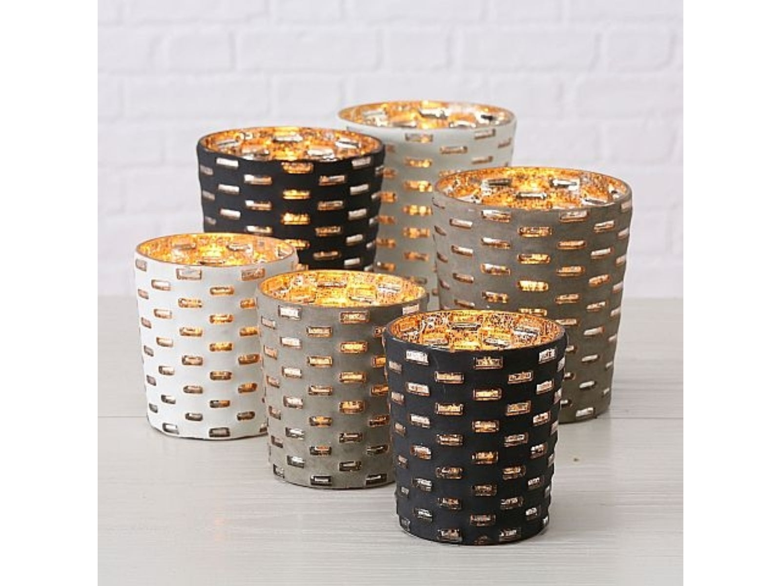 Boltze Windlicht Pattou sortiert 17 cm (1 Stück)