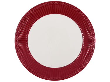 Greengate Alice Frühstücksteller claret red 23 cm
