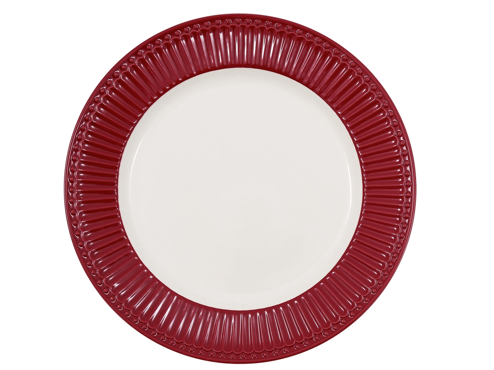 Greengate Alice Speiseteller claret red 26,5 cm