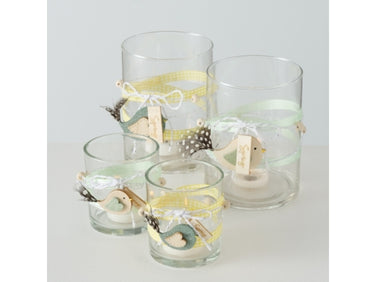 Boltze Gitta Windlicht sortiert 8 - 13 cm (Set2)