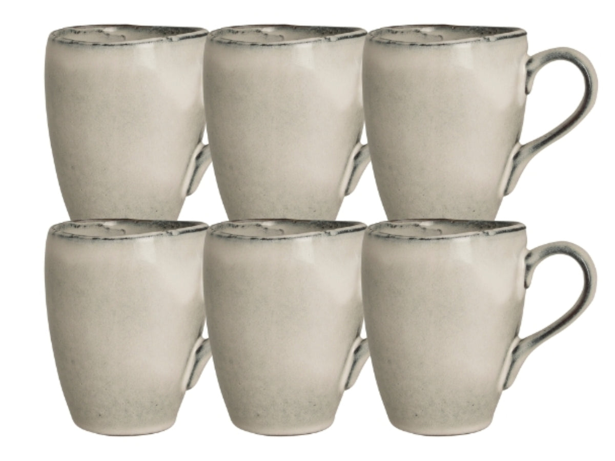 Broste Copenhagen NORDIC SAND Becher mit Henkel 0,25 l