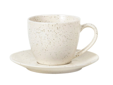 5710688197170 Broste Copenhagen NORDIC VANILLA Tasse mit Untertasse 0,15 l