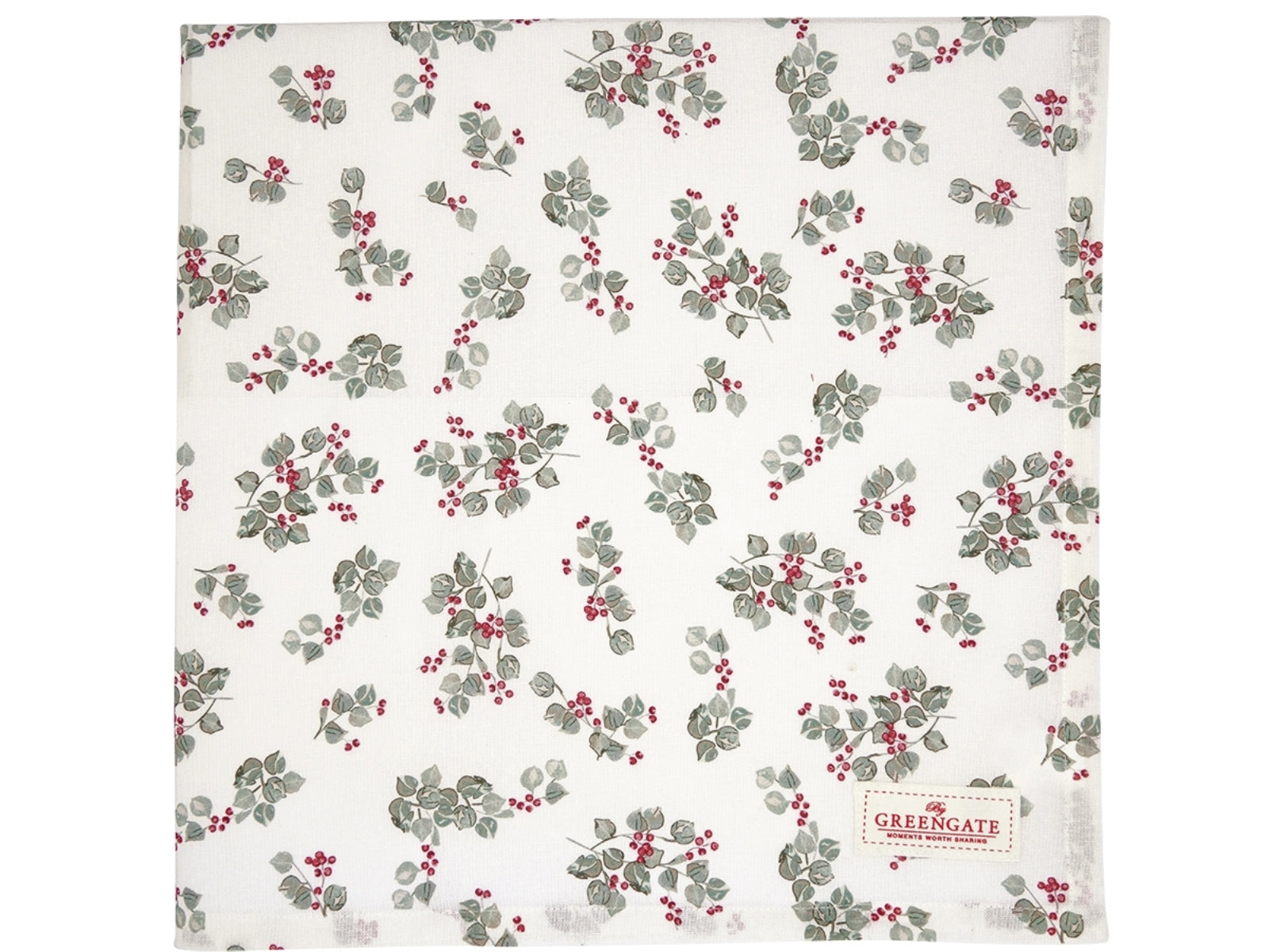 5707463412603 Greengate Scarlett Tischdecke white 150 x 150 cm