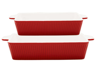 Greengate Alice Auflaufform red Set2