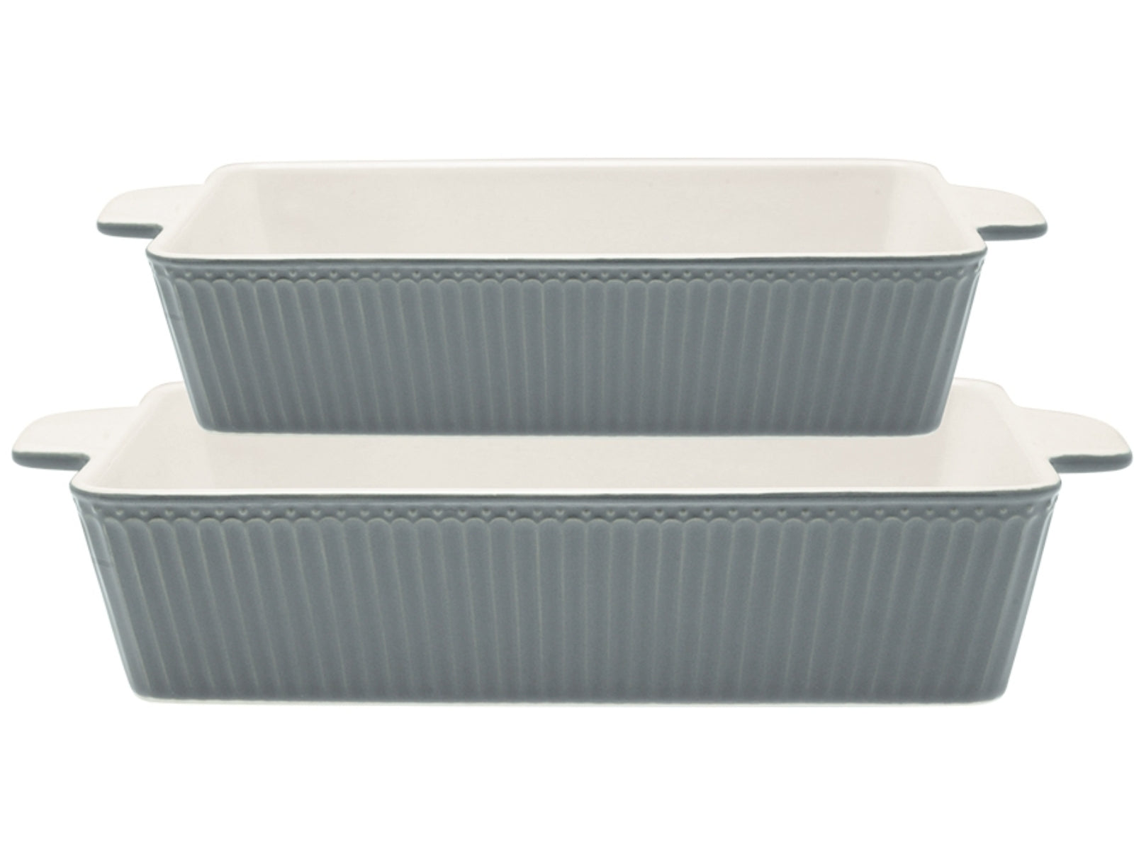 Greengate Alice Auflaufform stone grey Set2