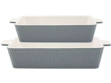 Greengate Alice Auflaufform stone grey Set2