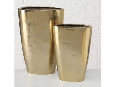 Boltze Padina Deko-Vase gold 56 cm ( 1 Stück )