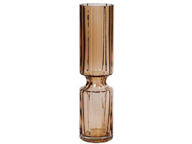 Broste Copenhagen Hyacint Vase Glas Indian Tan 31,7 cm