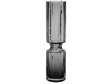 Broste Copenhagen Hyacint Vase Glas Smoked Pearl Clear 31,7 cm