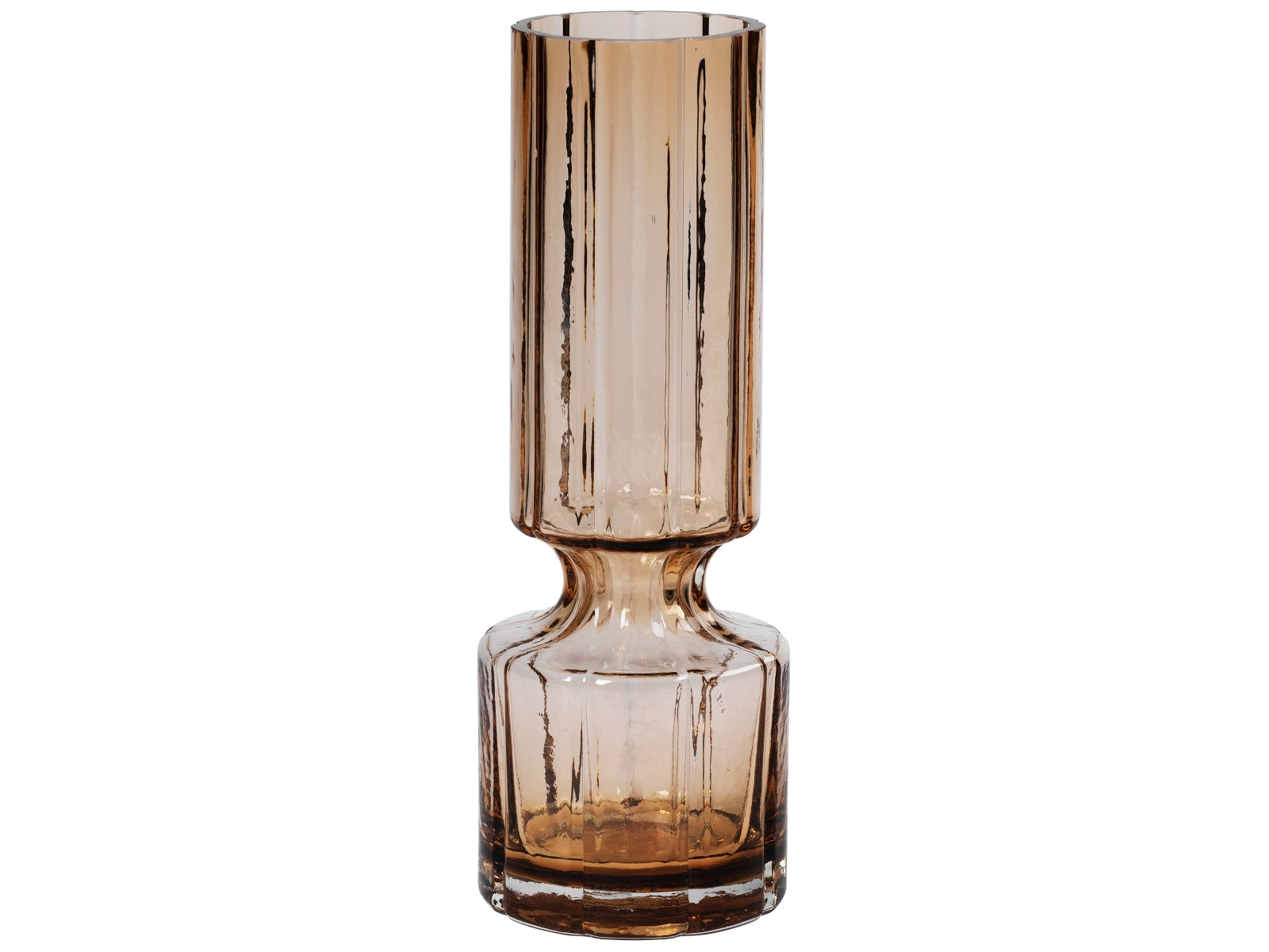 Broste Copenhagen Hyacint Vase Glas Indian Tan 28,3 cm
