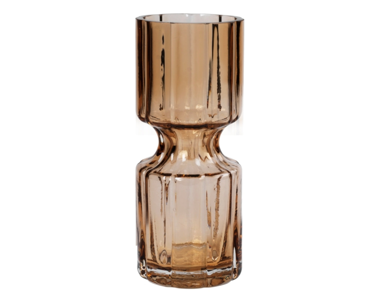Broste Copenhagen Hyacint Vase Glas Indian Tan 20 cm
