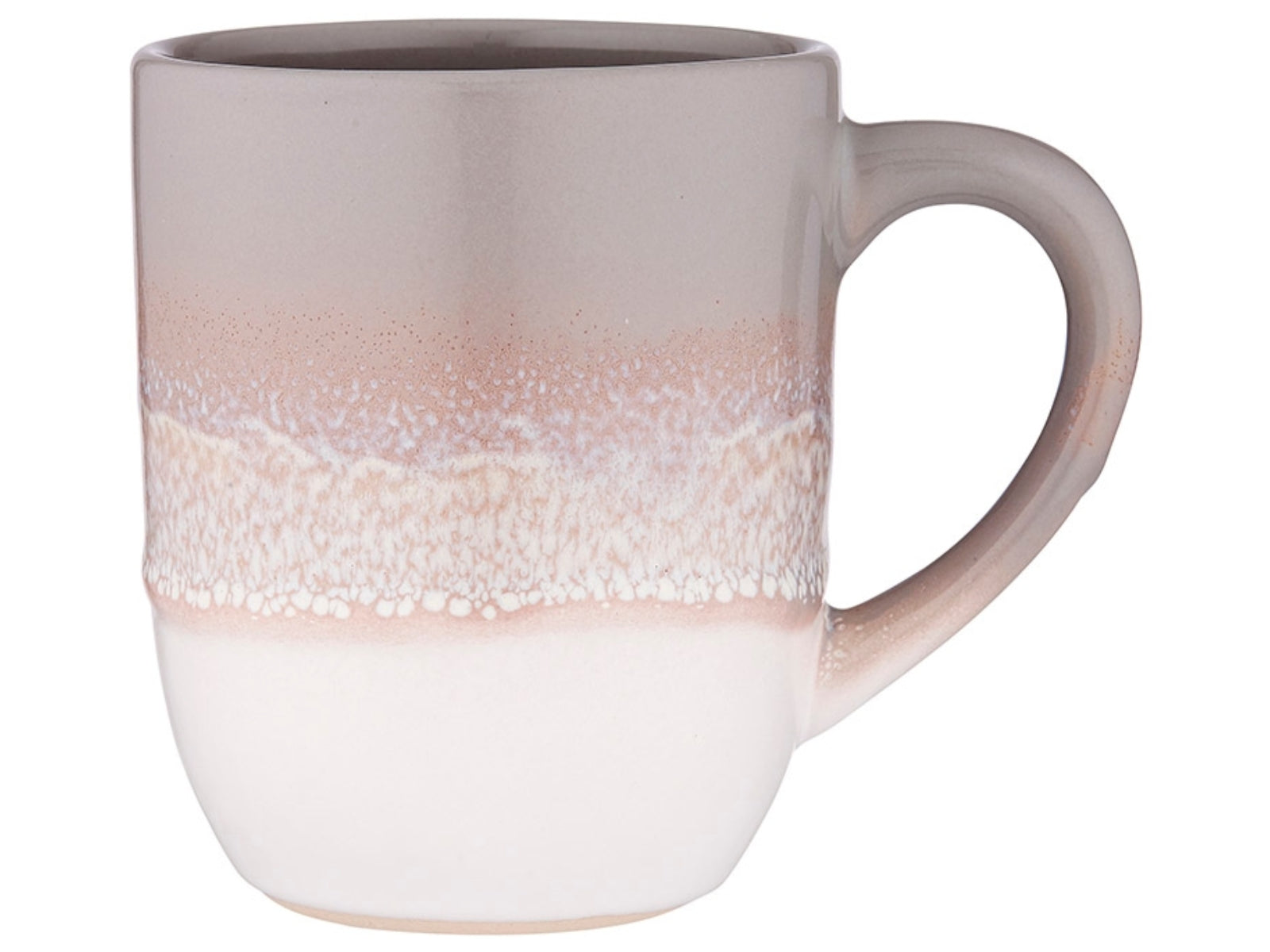 9314689913843 ladelle CAFE Becher mit Henkel schattiert grau 0,3 l