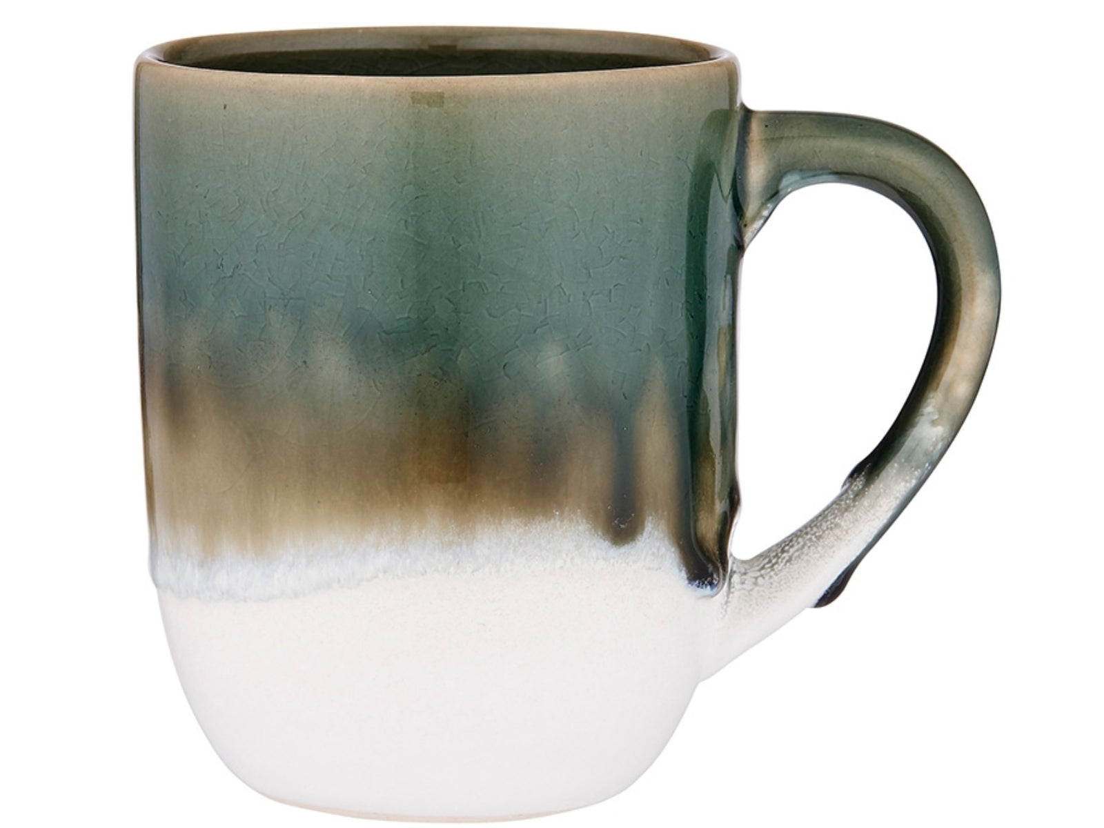 9314689913911 ladelle CAFE Becher mit Henkel schattiert grün 0,3 l