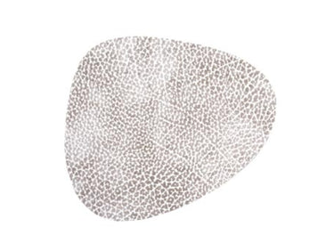 LIND DNA HIPPO Untersetzer Curve white-grey 11 x 13 cm