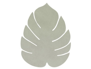 LIND DNA NUPO Untersetzer Monstera Leaf olive green 14x12