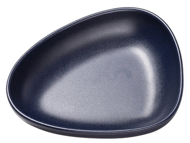 LIND DNA Curve Stoneware Suppenteller navy blue