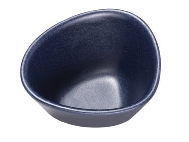 LIND DNA Curve Stoneware Bowl S navy blue