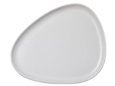 LIND DNA Curve Stoneware Frühstücksteller off white