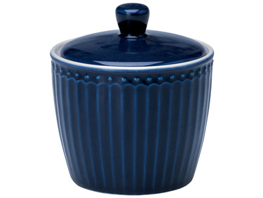 Greengate Alice Zuckerdose dark blue 10 cm